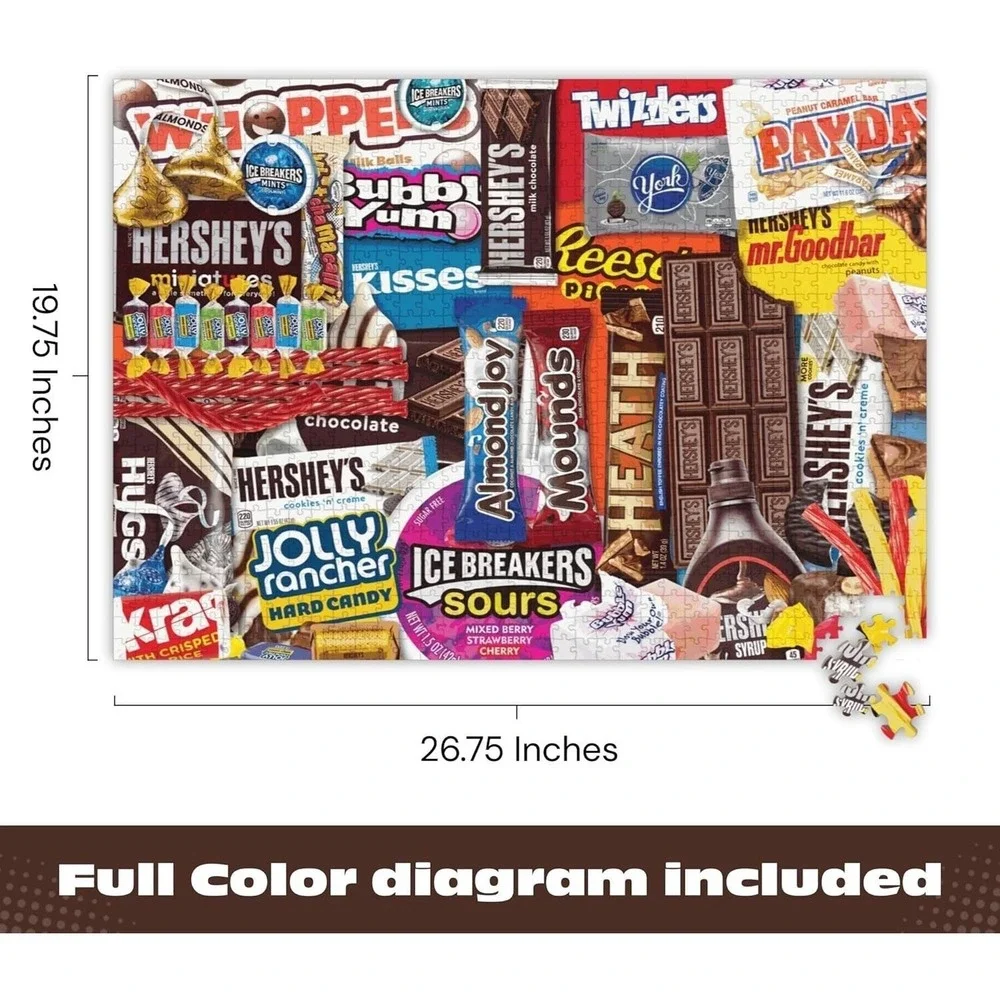 Buffalo Games 1000-Piece Hershey's Sweet‎ Collage Interlocking Jigsaw Puzzle